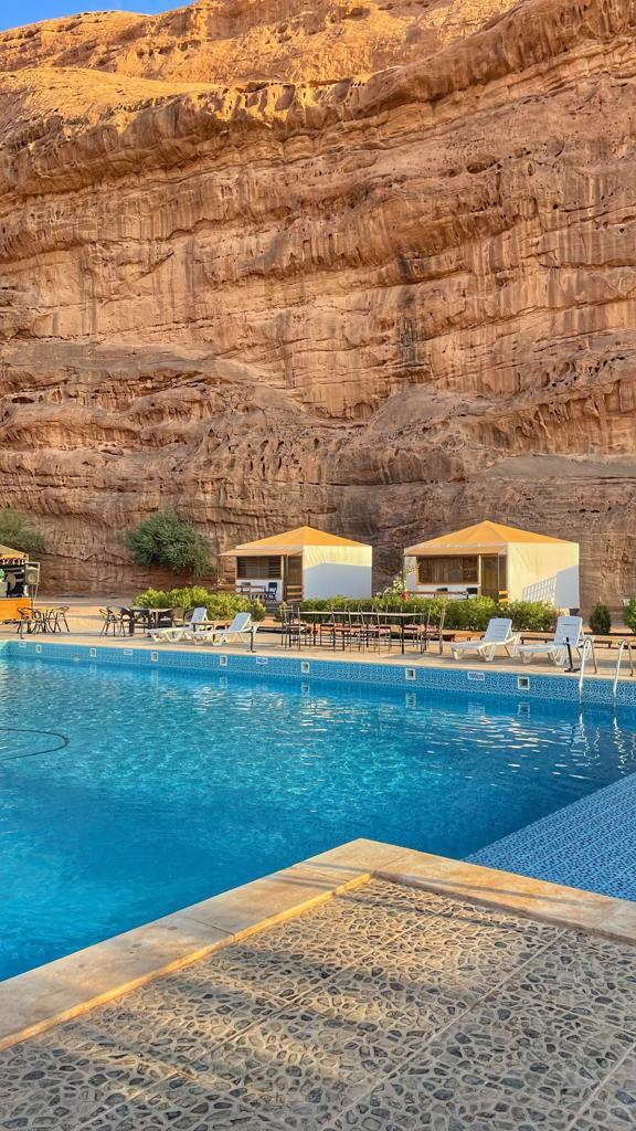 Swimming pool valley wadi rum